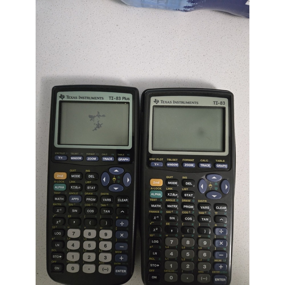Texas Instruments TI-83 Plus Graphing Calculator - Black (83PL/TBL/1L1/A)